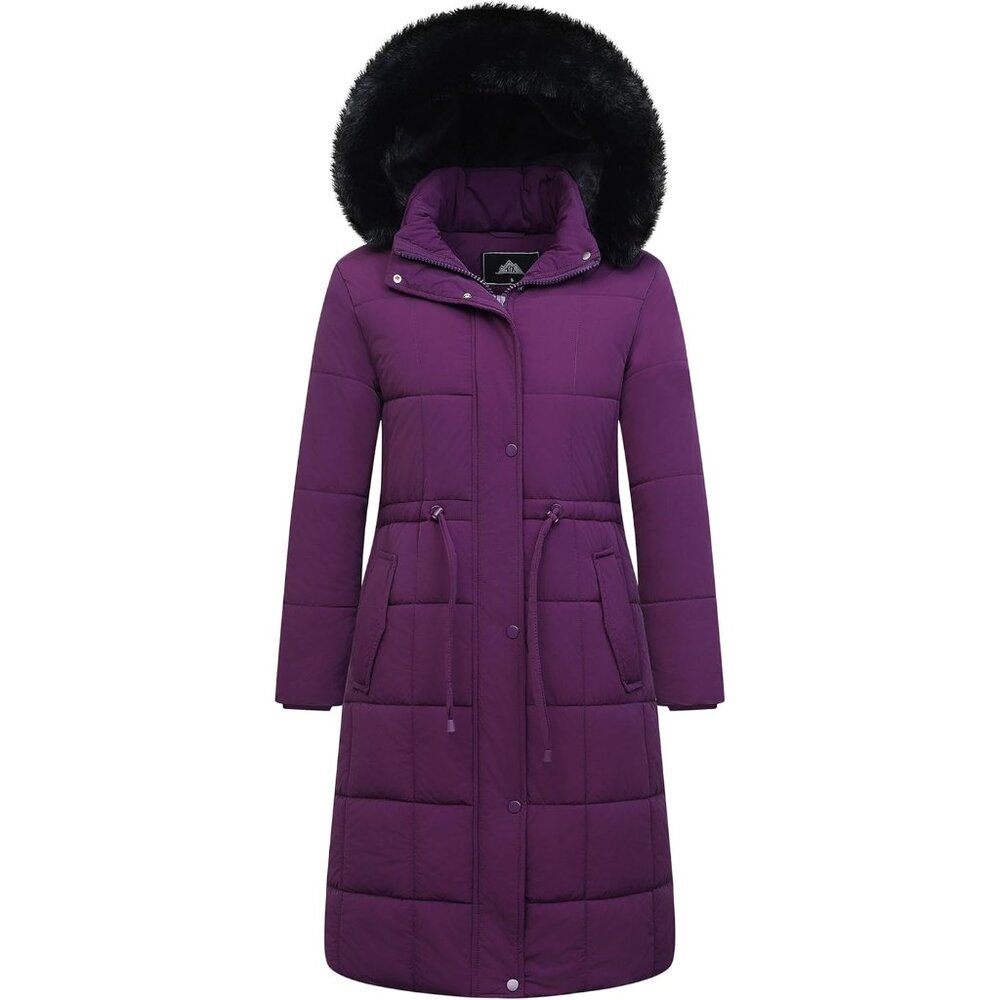 Women's Winter Coat Long Waterproof Parka - Warm Snow Winter Jacket for Women, C